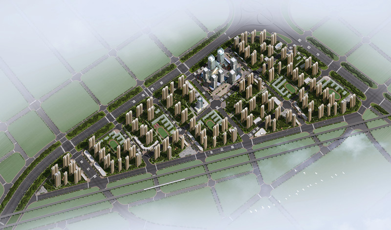 0715-汇泉西悦城项目 鸟瞰图-2.5
